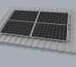 Preview: Montageset Trapezblech für 1 Solarmodul